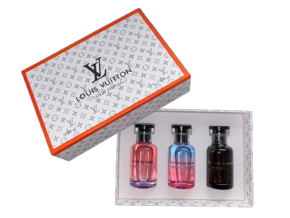 Louis Vuitton Pack 3X30ml   City Of Sand   California Dream   Les Sables Roses
